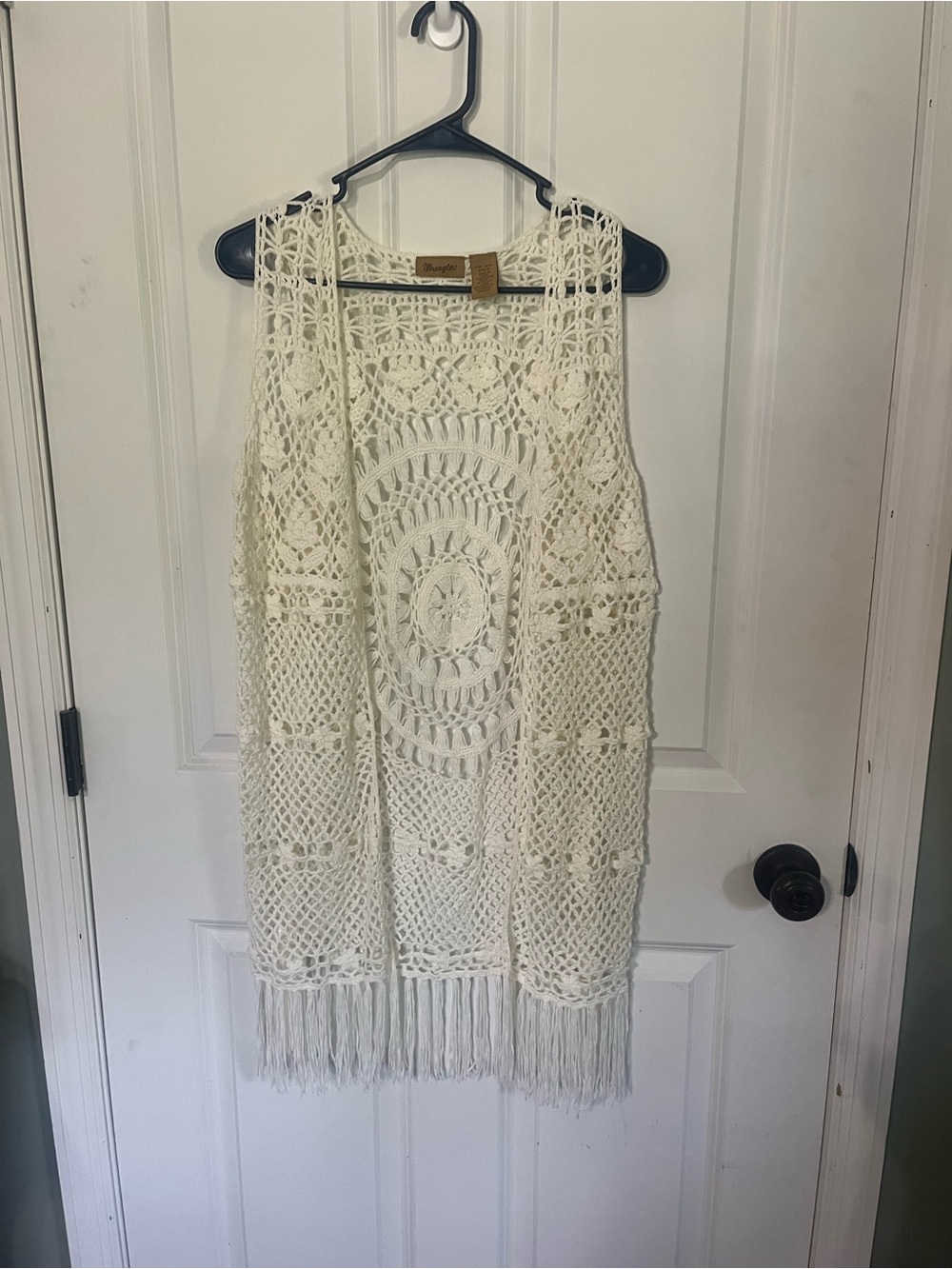 Wrangler crochet vest